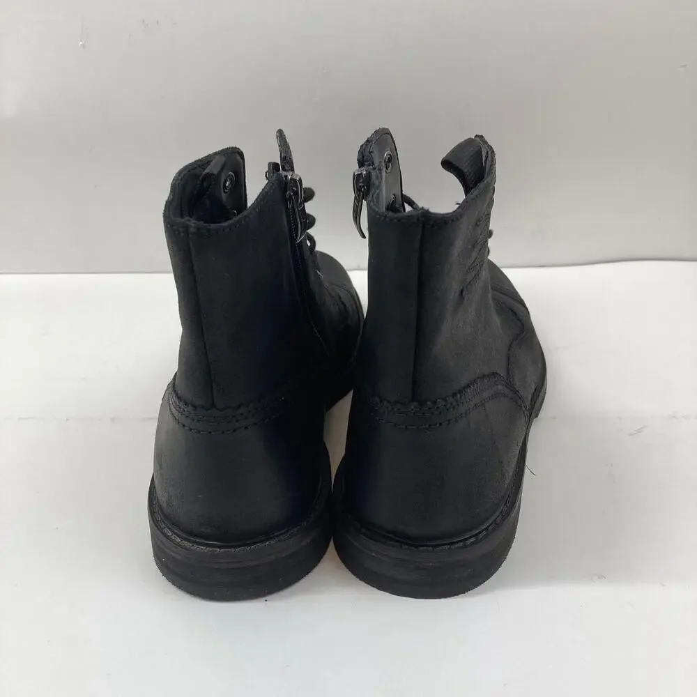 Clarks Black Leather Men's Boots - Picture 5 of 9